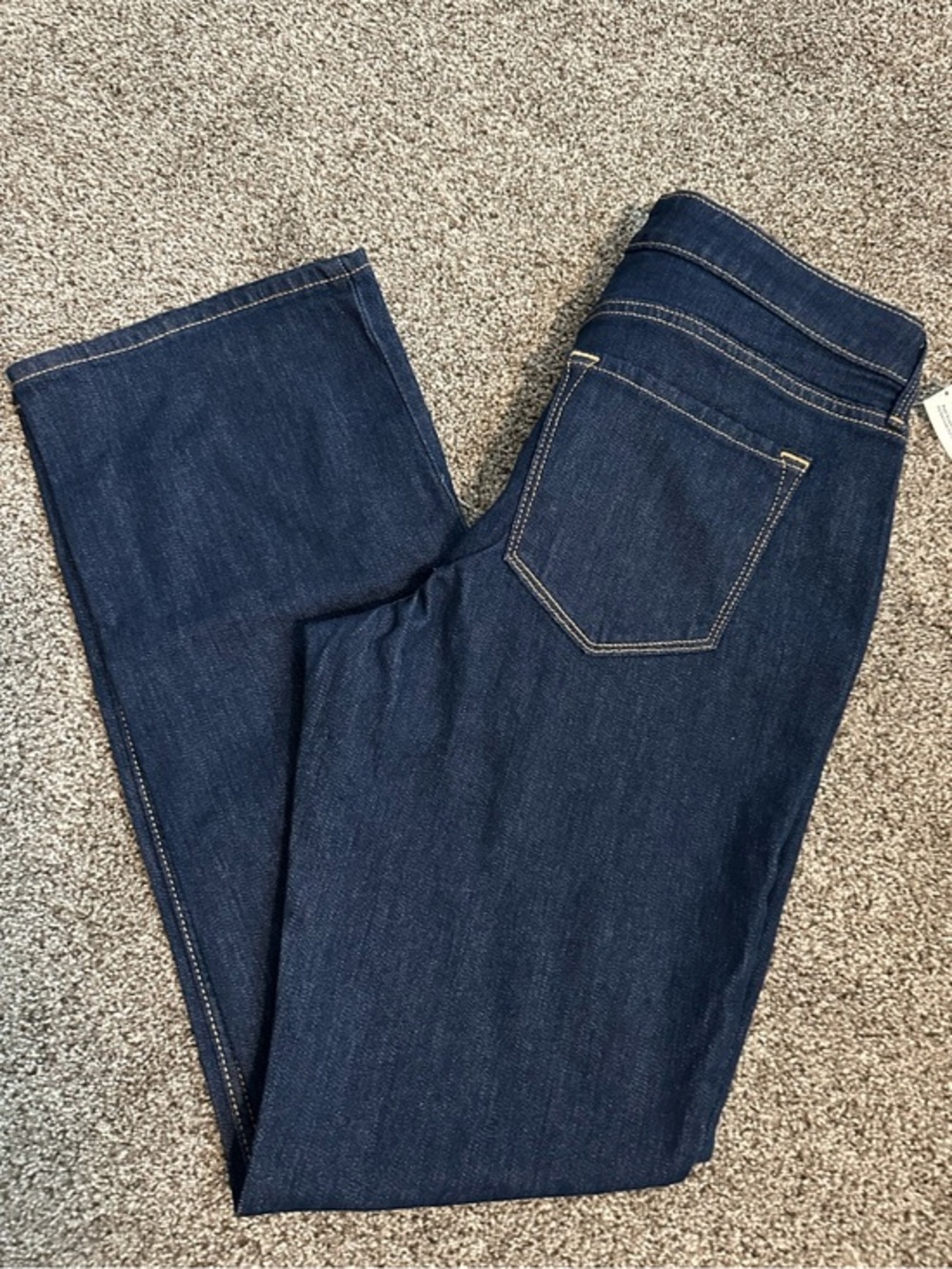 NWT Old Navy Wow Boot-Cut Jeans Womens Size 10 Short Dark Wash Mid Rise Stretch